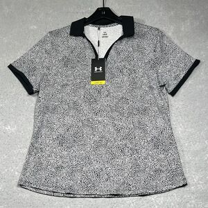 Under Armour Golf Polo Shirt Womens Large Short Sleeve New Eagle Swoop Playoff